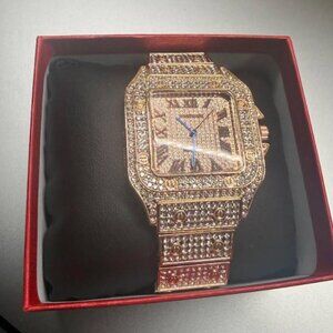 CART IER ICED OUT WATCH